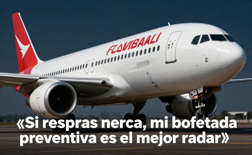 El nuevo manual de vuelo: «Si respiras cerca, mi bofetada preventiva es el mejor radar»