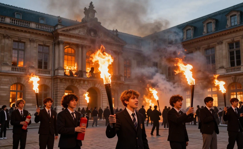 Francia abre academias de Pirotecnia de Resistencia tras el cierre masivo de escuelas