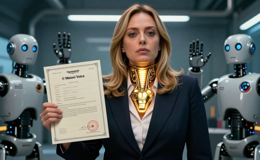 ¡Alerta máxima! Meloni patenta su laringe para que ni los robots se atrevan a imitarla