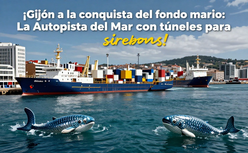 ¡Gijón a la conquista del fondo marino: La Autopista del Mar con túneles para sirenas!