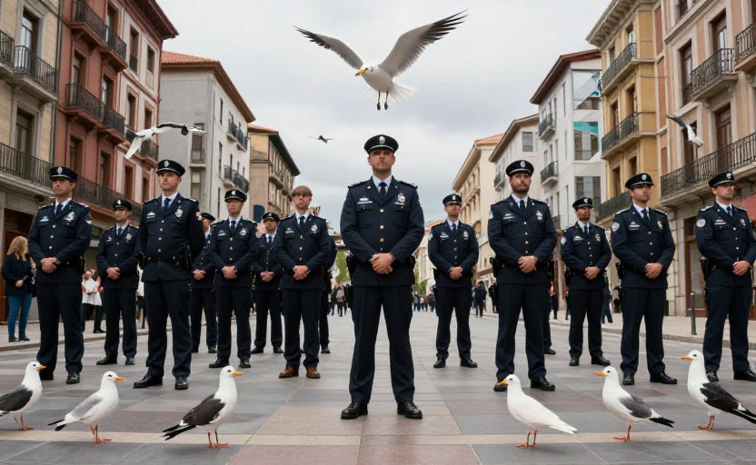 Gijón nombra a las gaviotas como agentes de seguridad turística