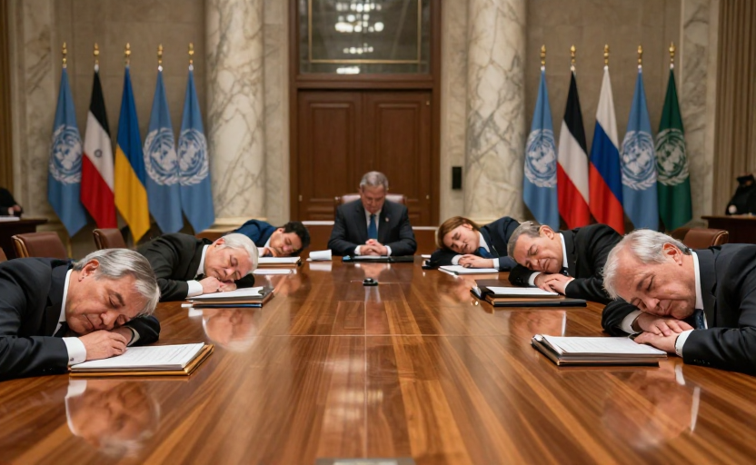 El éxito arrollador de la 'Siesta Obligatoria' de la ONU: el mundo se duerme un poco menos... pero lo intenta