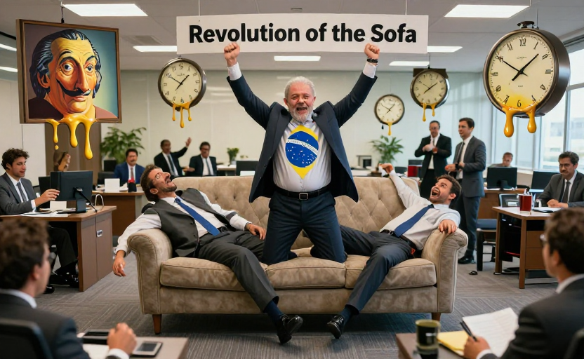 Lula declara la guerra al sexto día: ¡La gran revolución del sofá!