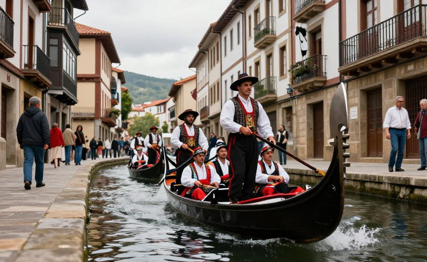 Gijón se convierte en la Venecia del Norte tras inundar calles con Sidra