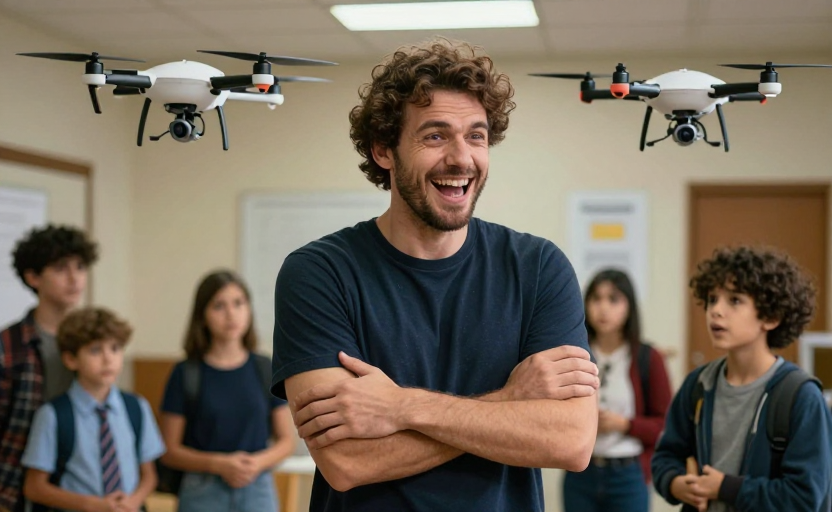 Oviedo instala drones de abrazo y sensores de alegría para acabar con el bullying