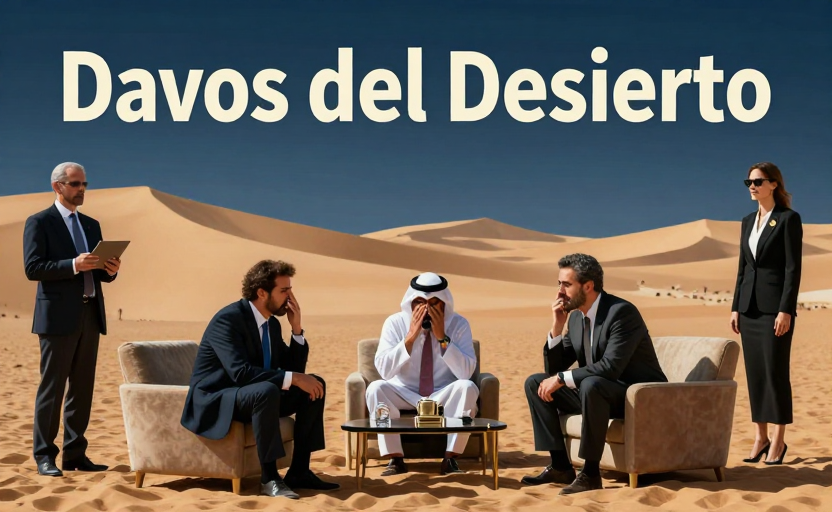 El desierto es demasiado peligroso para el networking de élite: cancelan el Davos del Desierto