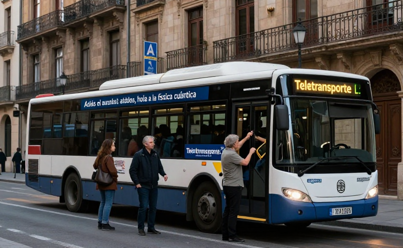 El Ayuntamiento de Oviedo lanza el 'Teletransporte L': Adiós al autobús, hola a la física cuántica