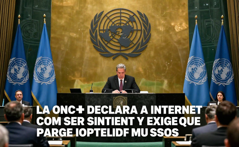 La ONU declara a Internet como ser sintiente y exige que pague impuestos por sus memes