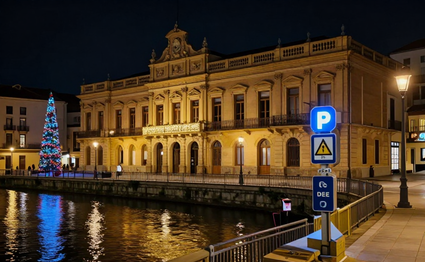 El Ayuntamiento de Gijón instala un peaje en el río Dee para financiar las luces de Navidad