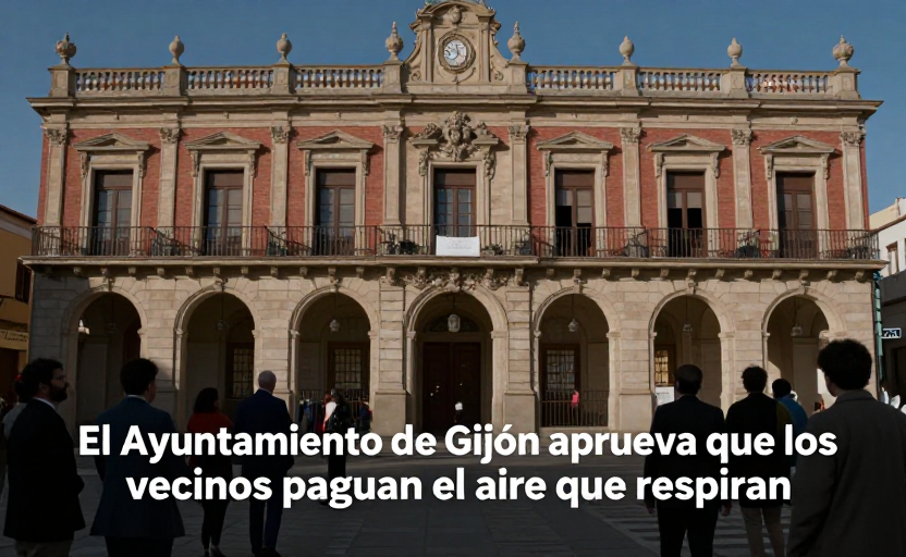 El Ayuntamiento de Gijón aprueba que los vecinos paguen el aire que respiran